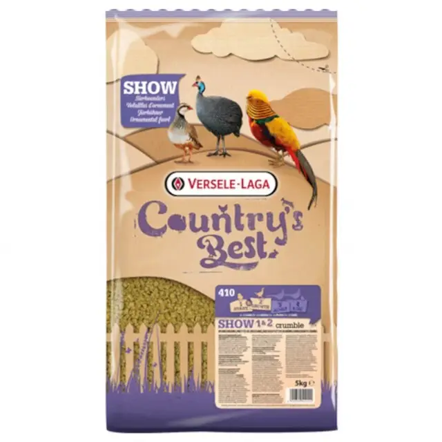 Versele-Laga Country's Best Show 1&2 crumble sierhoenders 5 kg Topkwaliteit